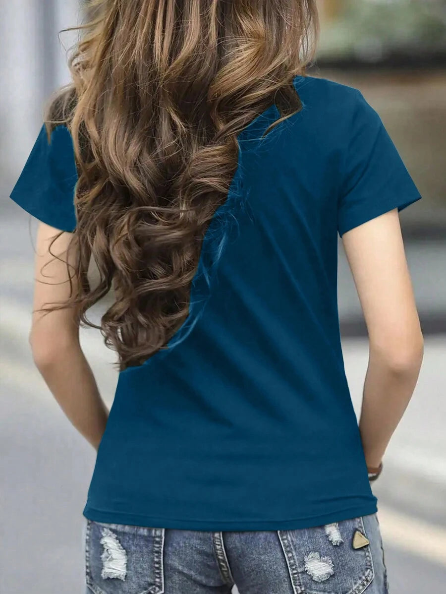 Tricou SHEIN, albastru