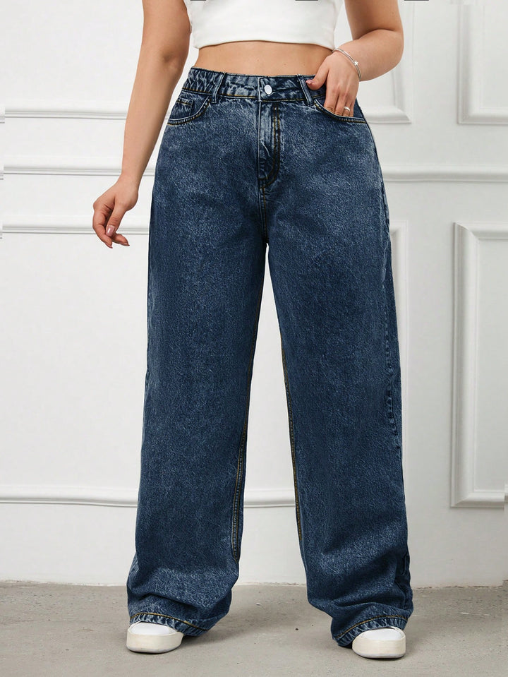 Jeans SHEIN, albastru