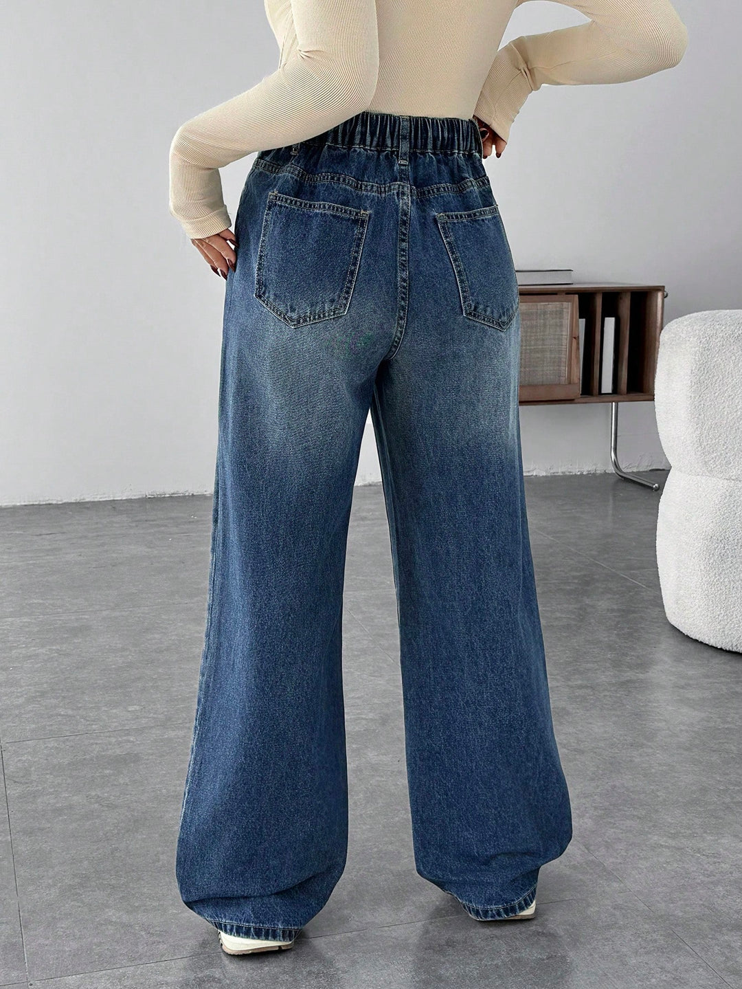 Jeans SHEIN, albastru