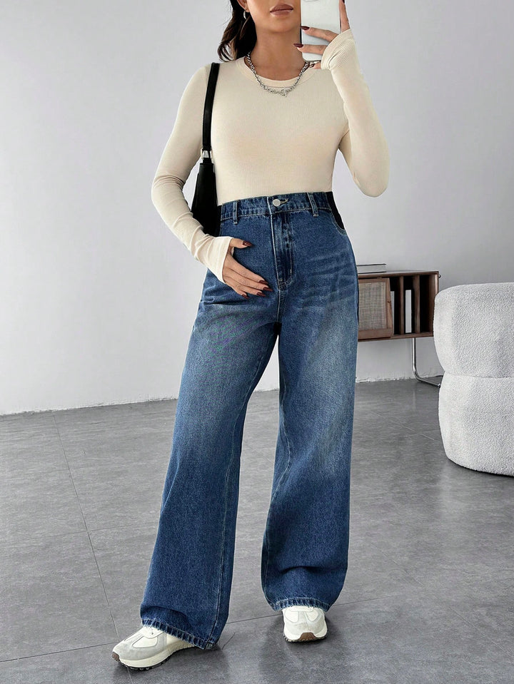 Jeans SHEIN, albastru