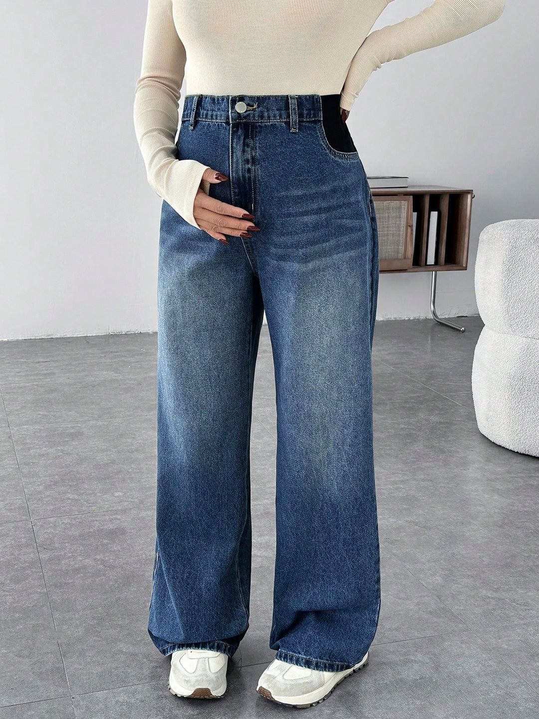 Jeans SHEIN, albastru
