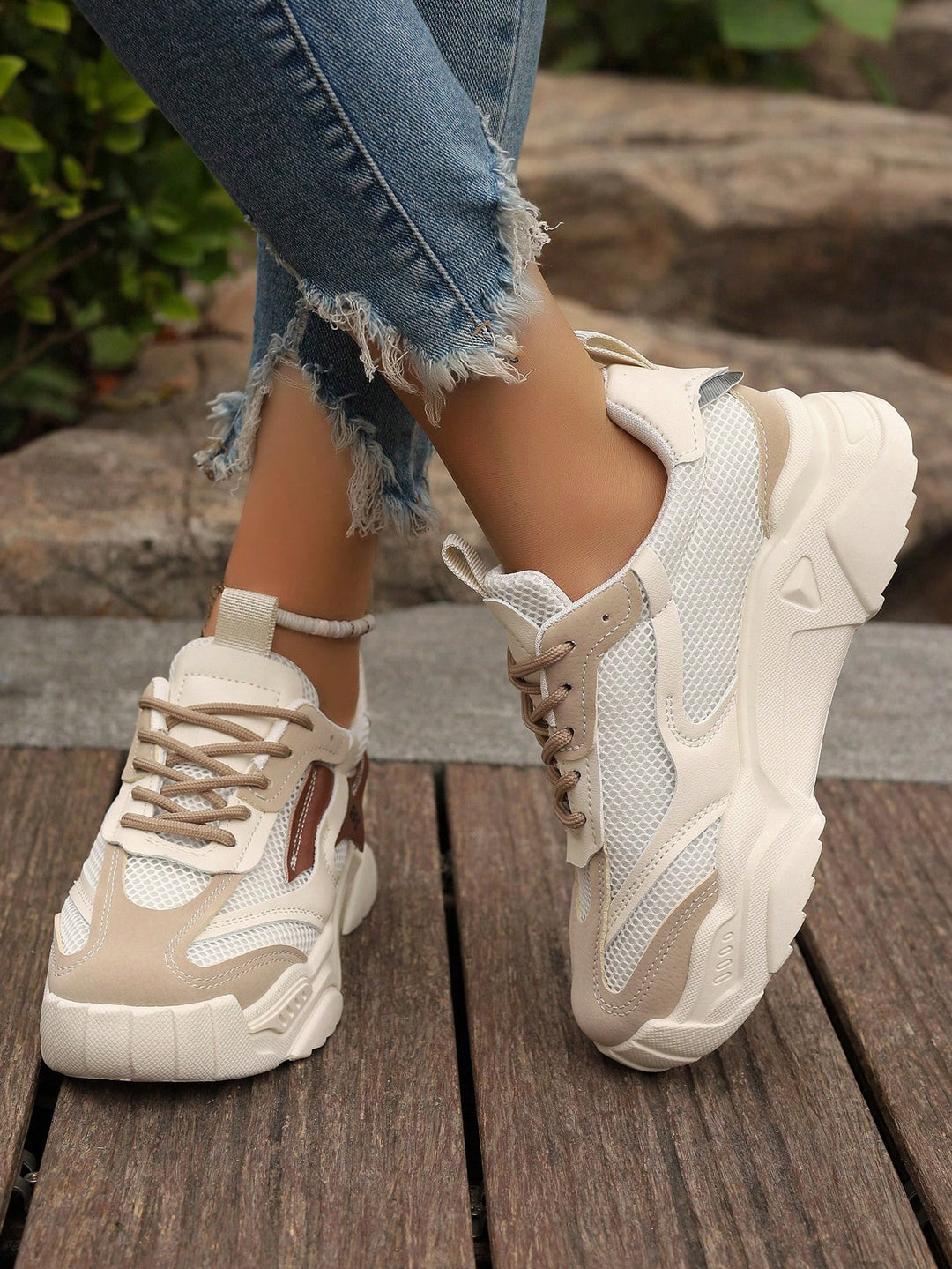 Pantofi sport SHEIN, bej