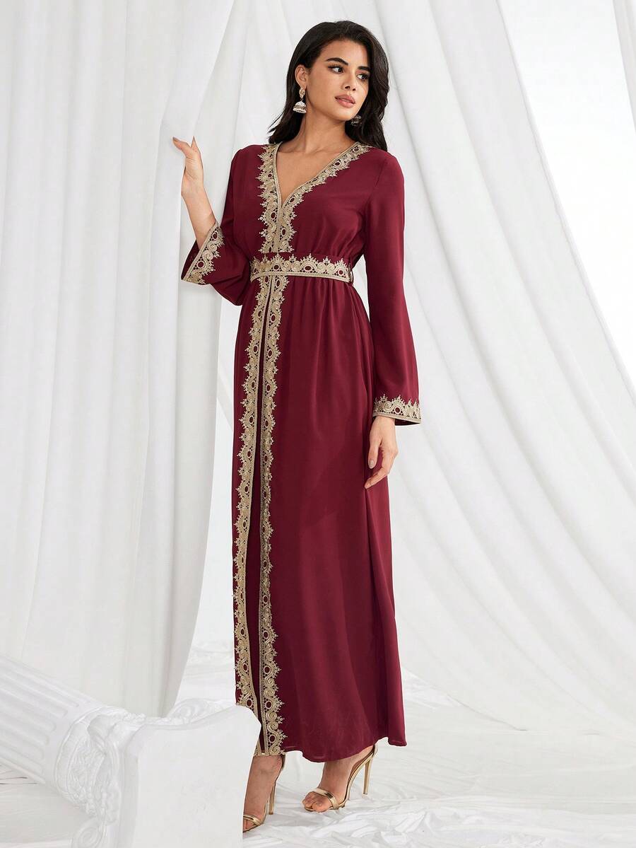 Rochie maxi SHEIN, vișiniu