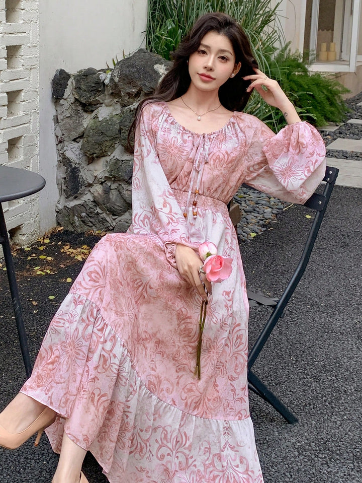 Rochie midi SHEIN, roz