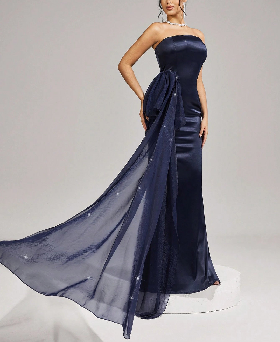 Rochie de ocazie SHEIN, albastru