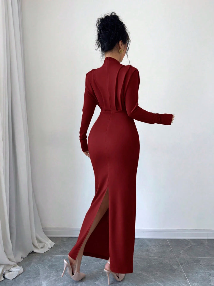 SHEIN bordó maxiruha