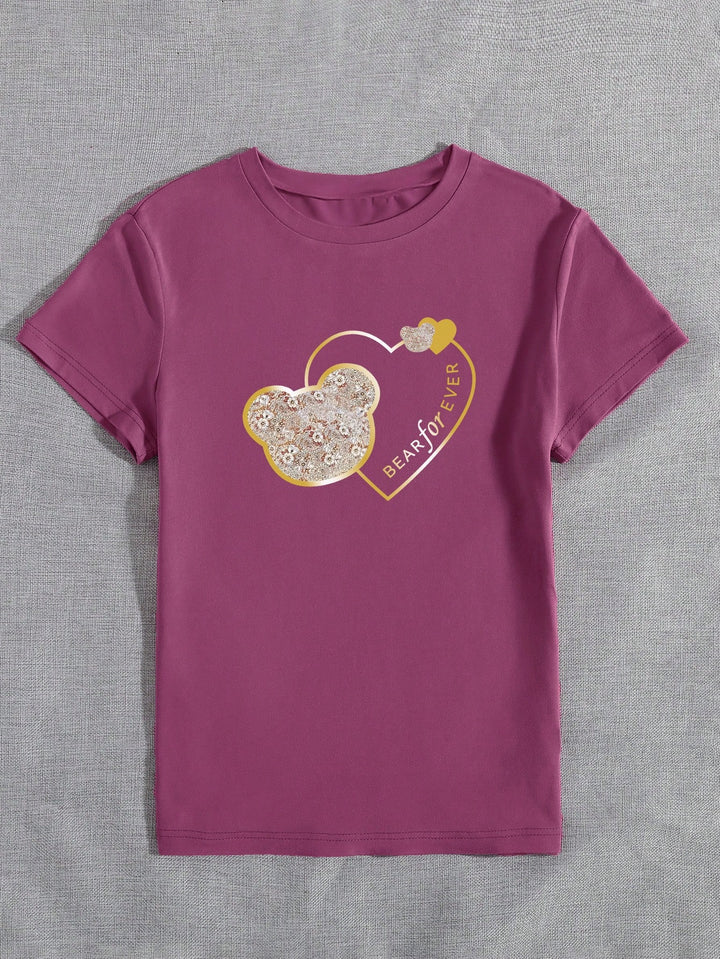 Tricou SHEIN, vișiniu