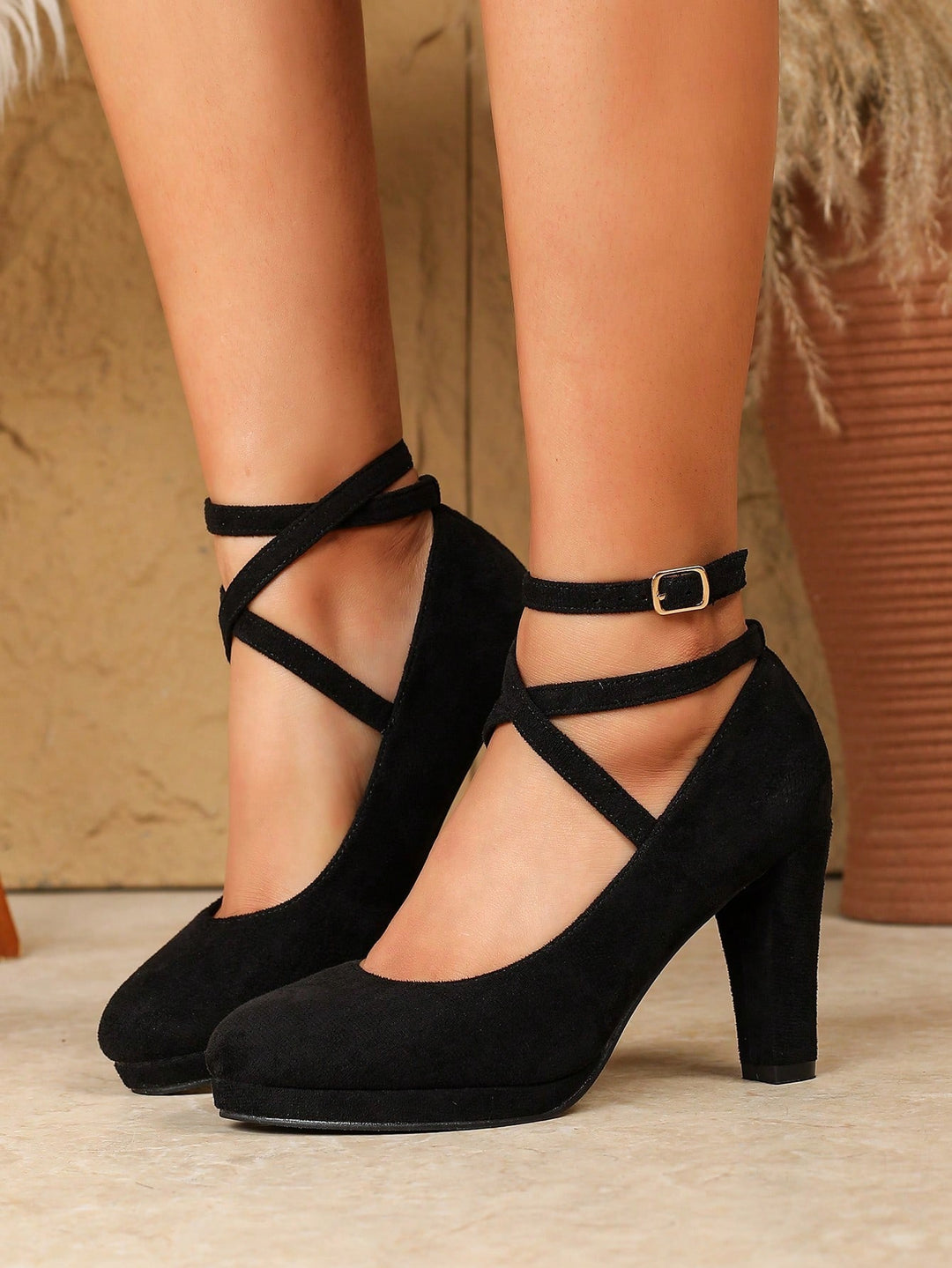 Pantofi SHEIN, negru