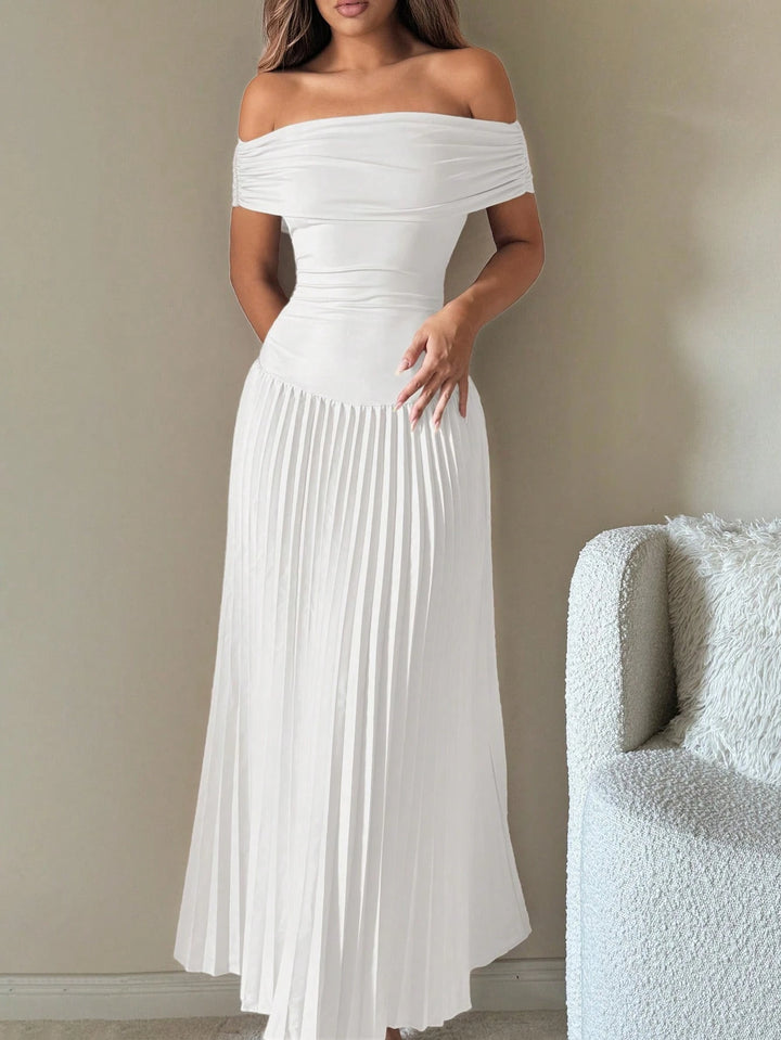 Rochie maxi Shein, alb