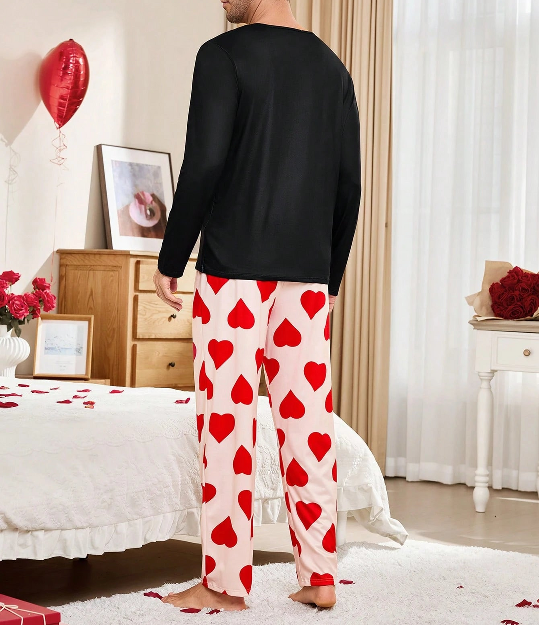 Compleu pijamale MANFINITY by Shein, mix culori