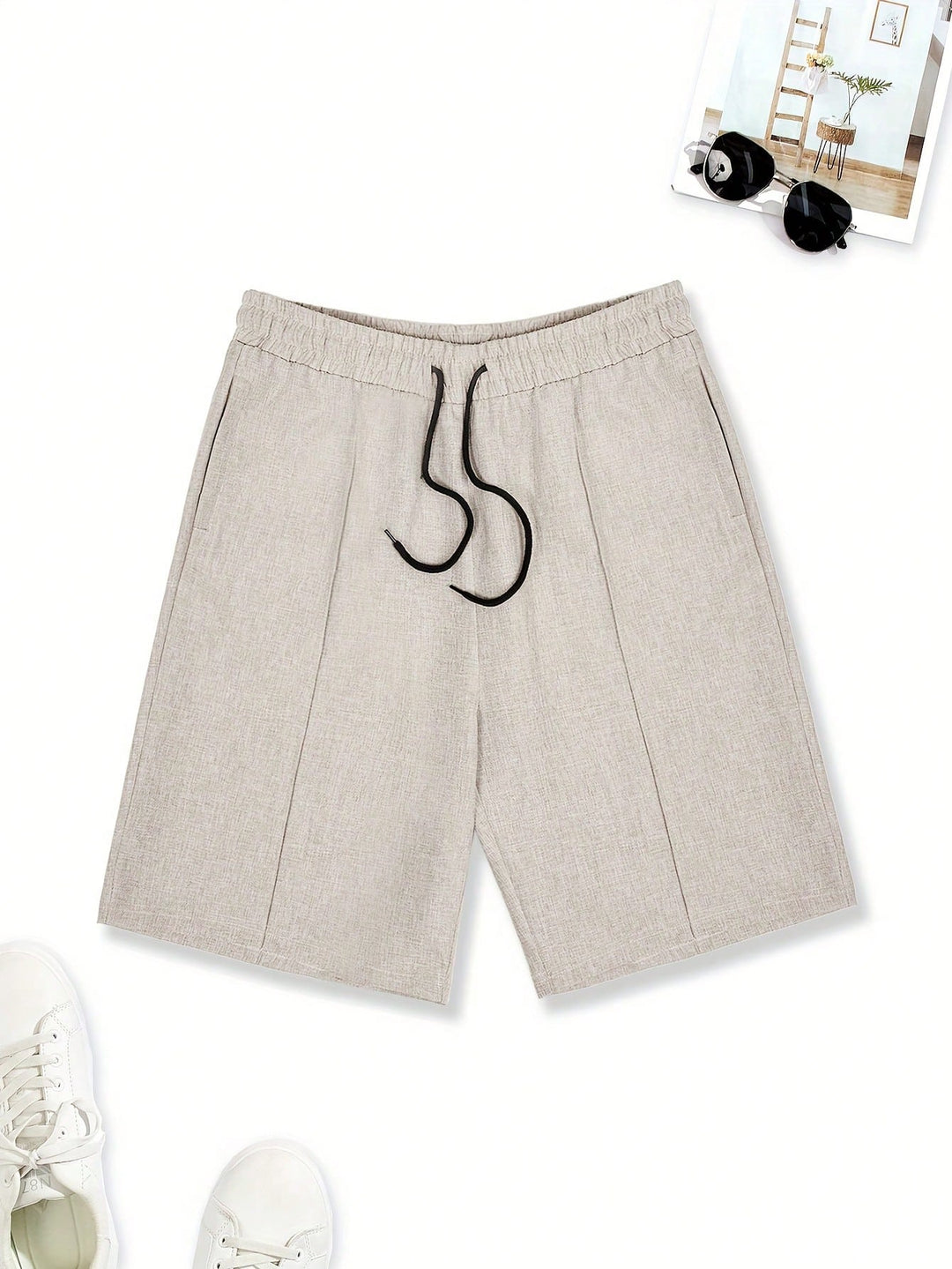 Pantaloni scurți SHEIN, bej