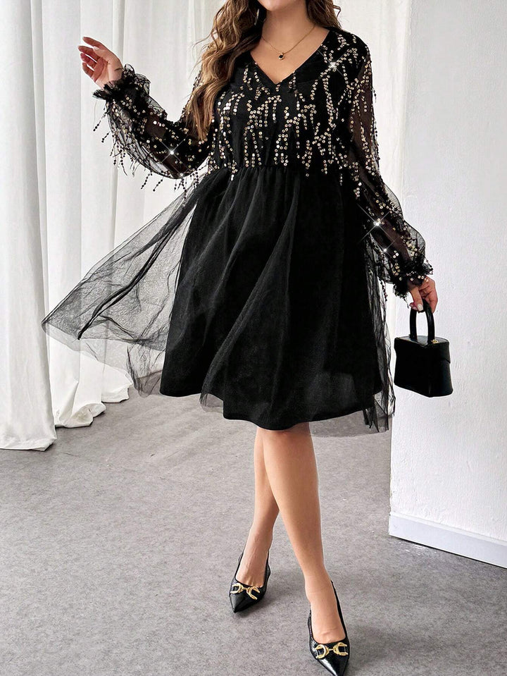 Rochie de ocazie SHEIN, negru