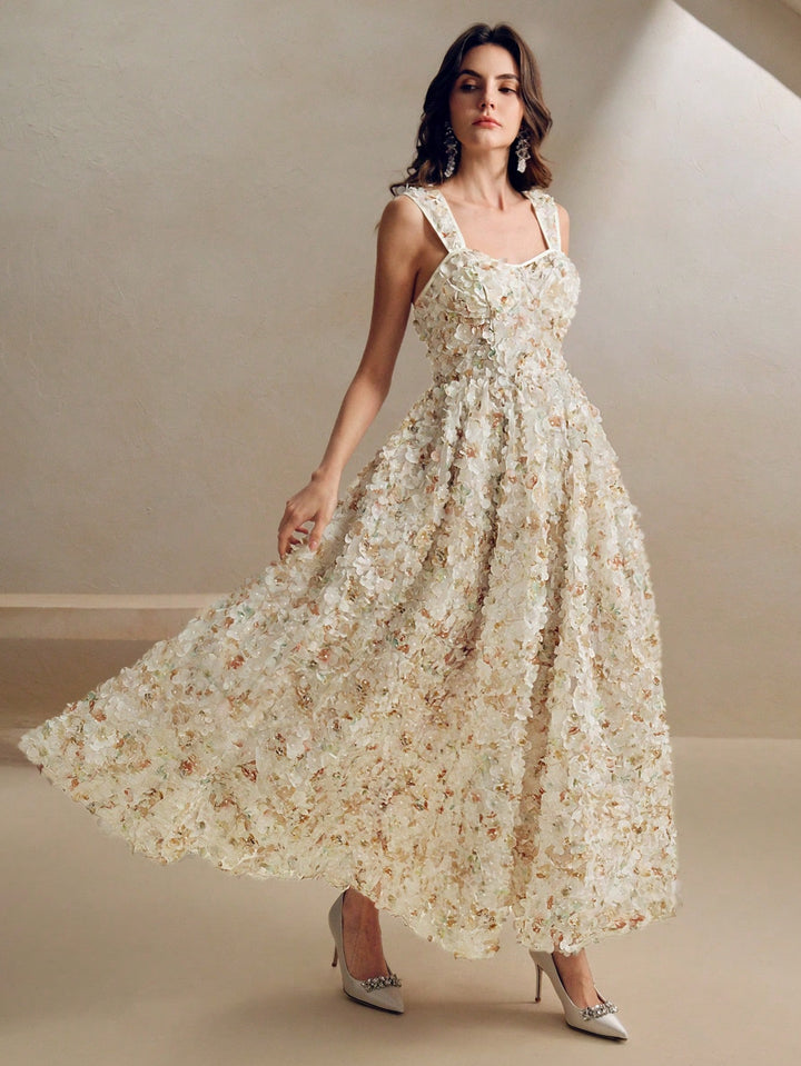 Rochie maxi SHEIN, portocaliu