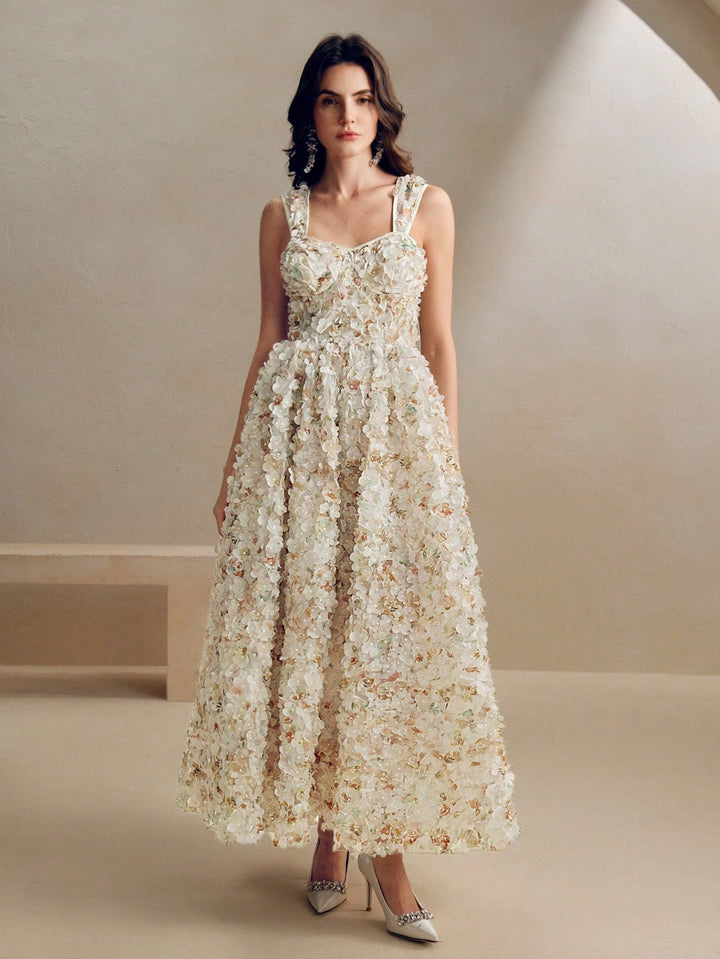 Rochie maxi SHEIN, portocaliu