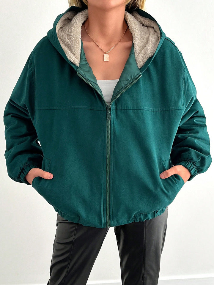 Palton SHEIN, verde