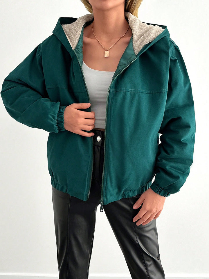 Palton SHEIN, verde