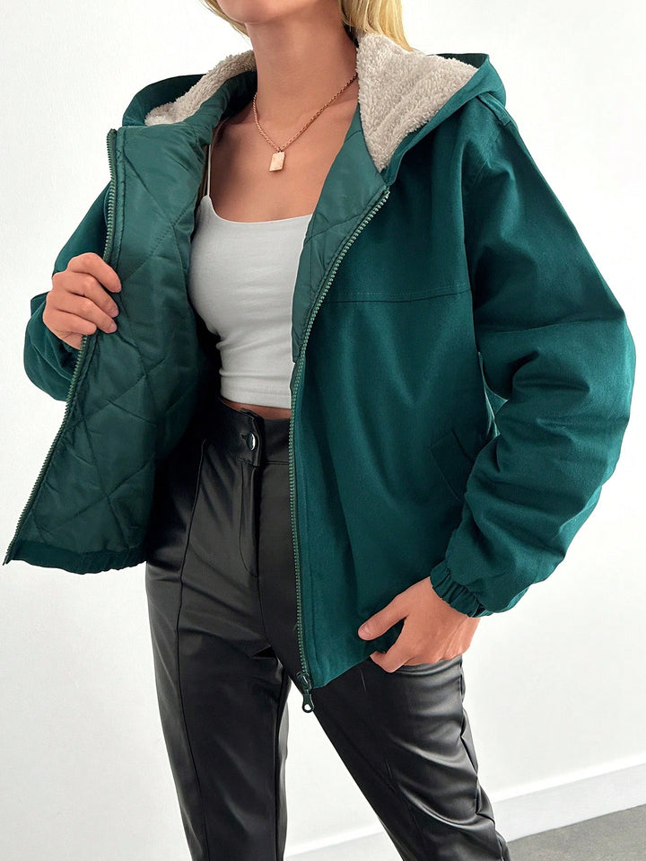 Palton SHEIN, verde