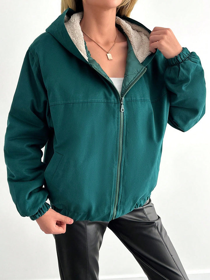 Palton SHEIN, verde