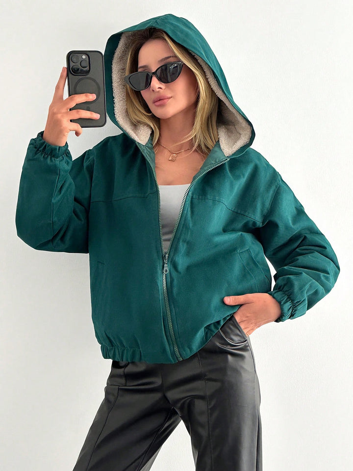 Palton SHEIN, verde