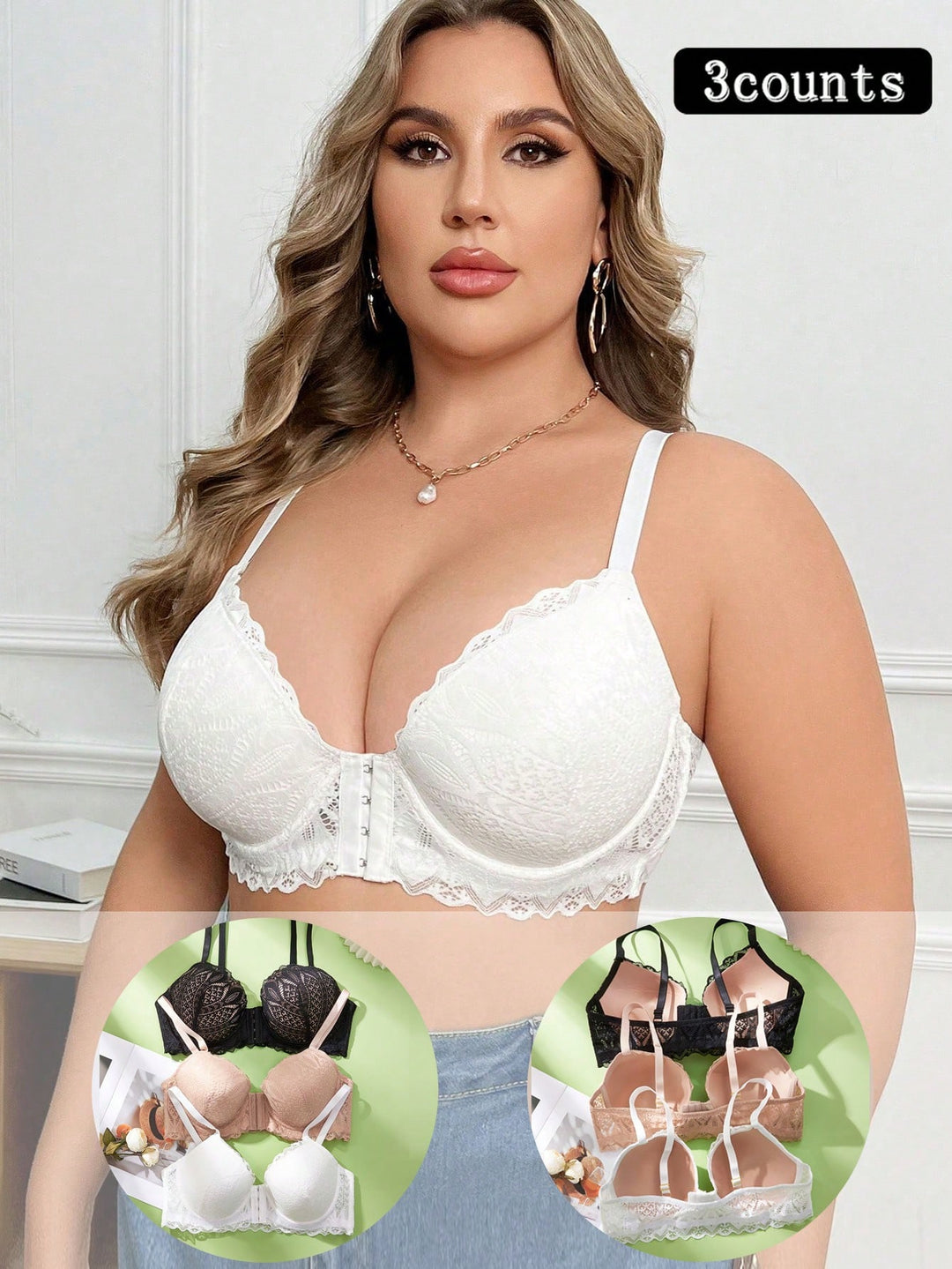 Sutien SHEIN, mix culori