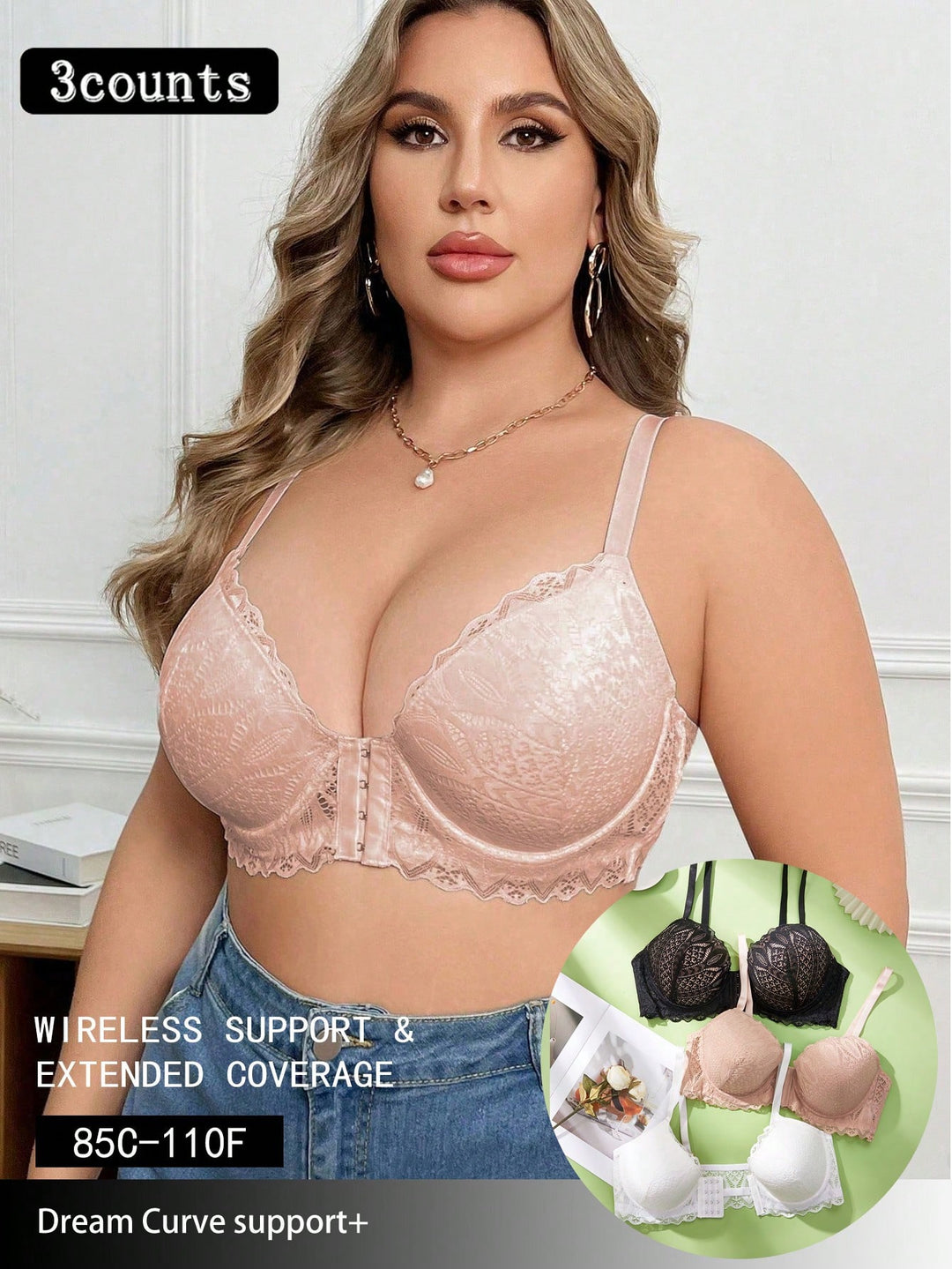 Sutien SHEIN, mix culori