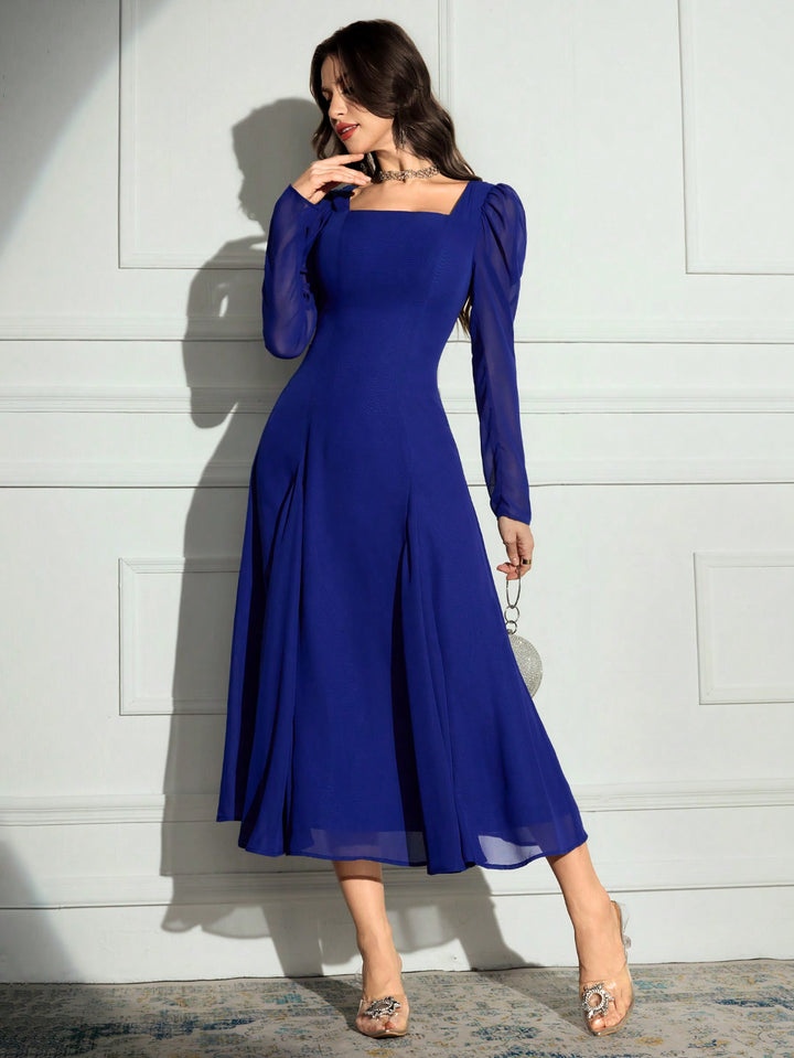 Rochie maxi SHEIN, albastru