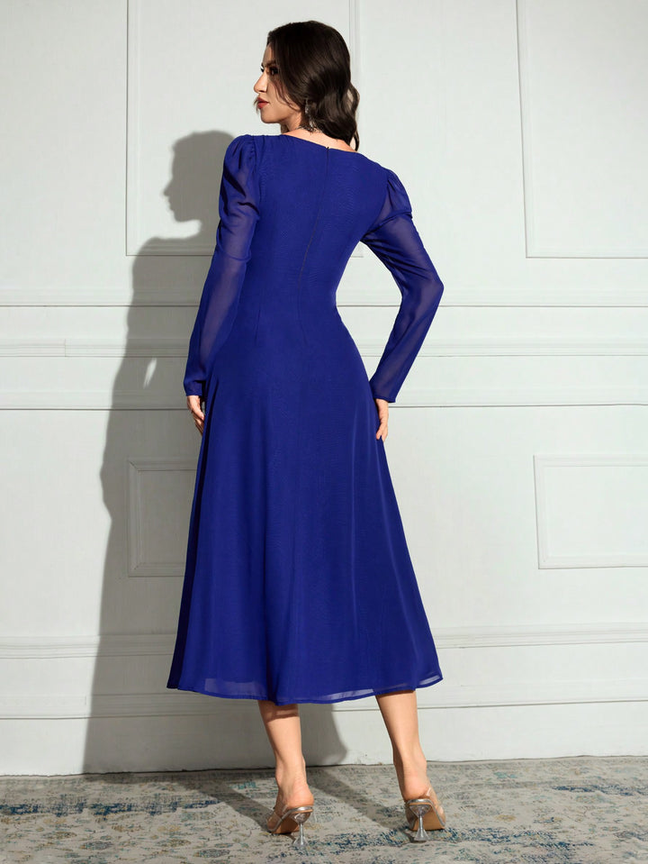 Rochie maxi SHEIN, albastru