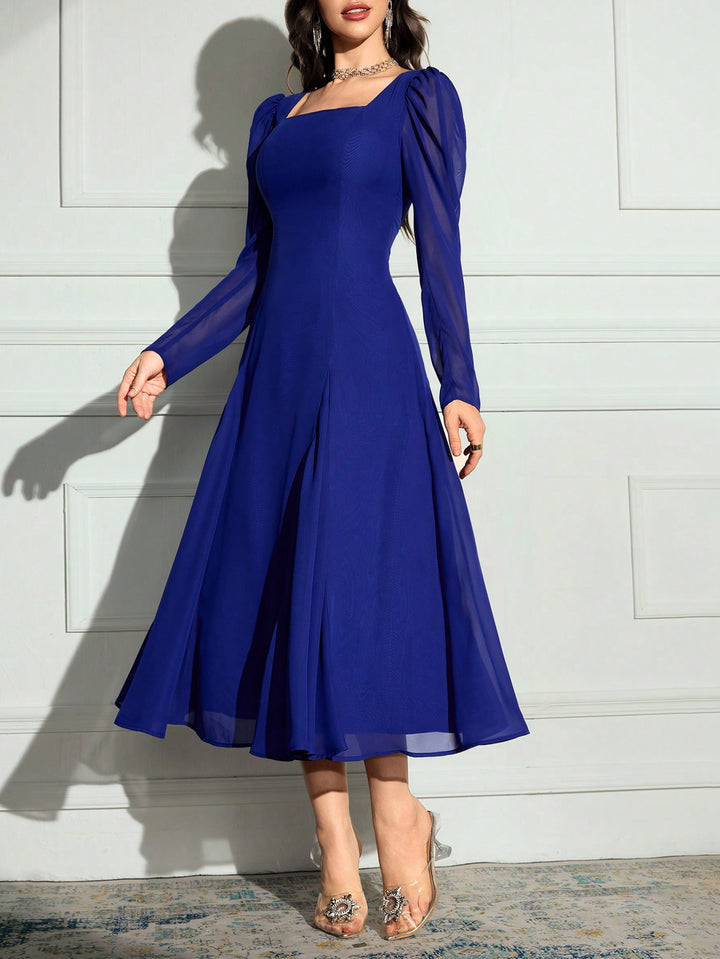 Rochie maxi SHEIN, albastru