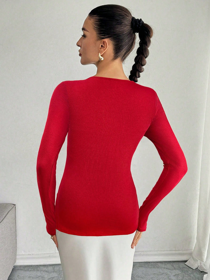 SHEIN blúz, piros