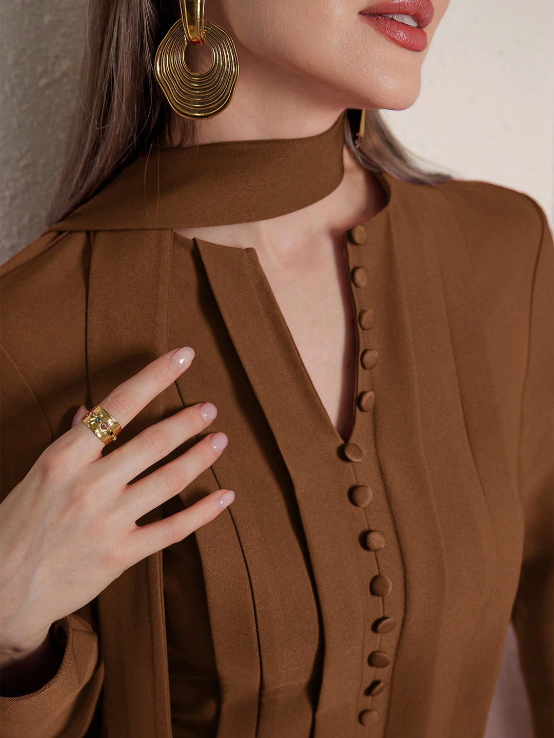 Rochie SHEIN, maro