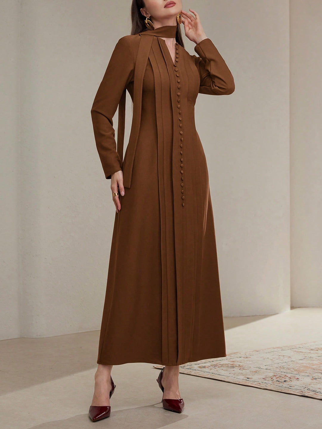 Rochie SHEIN, maro