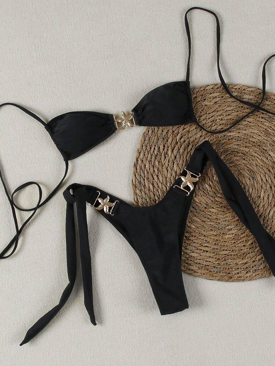 Costum de baie SHEIN, negru
