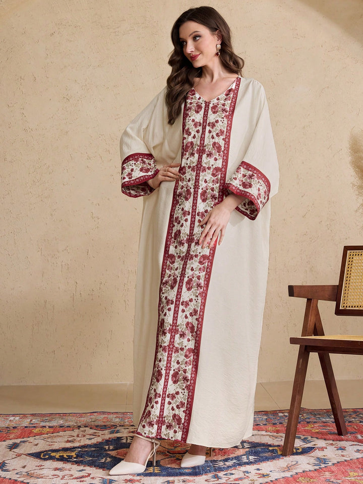 Set caftan și jalabiya SHEIN, mix culori