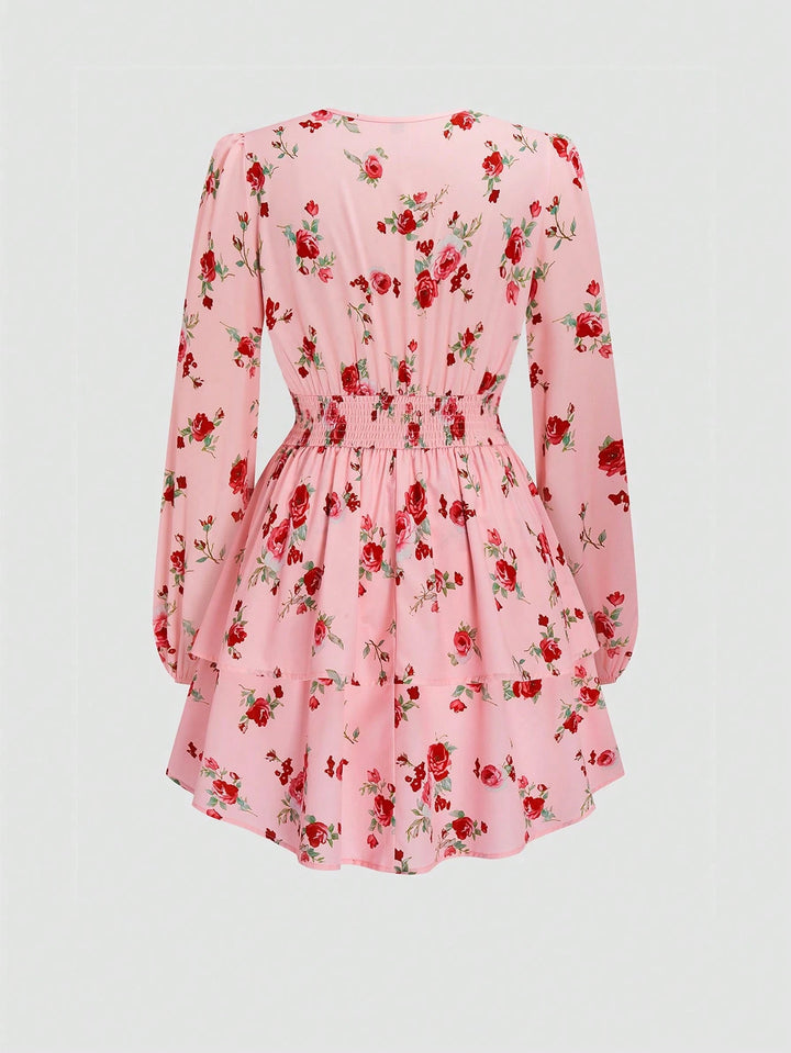 Rochie midi SHEIN, mix culori