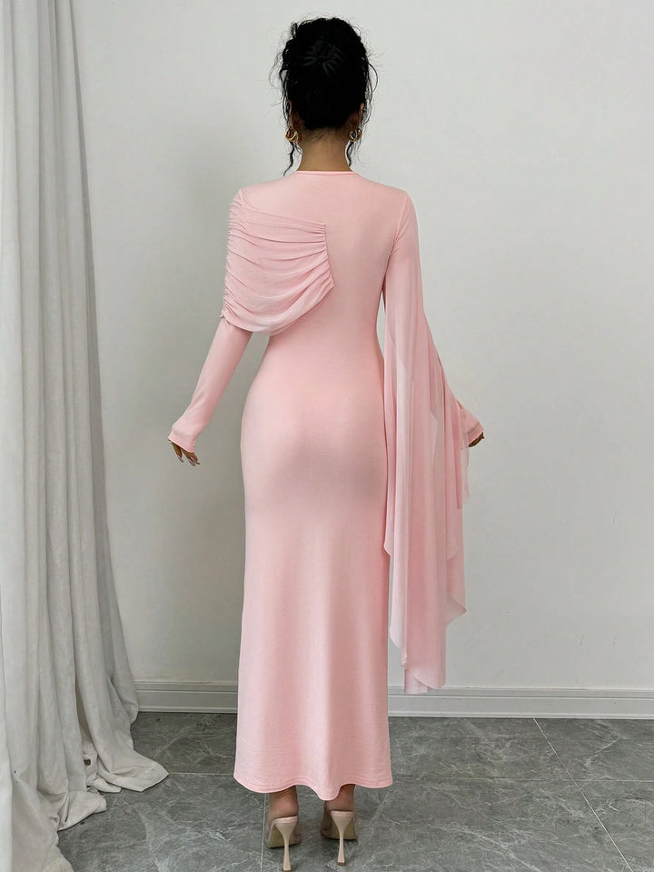 Rochie maxi Shein, roz