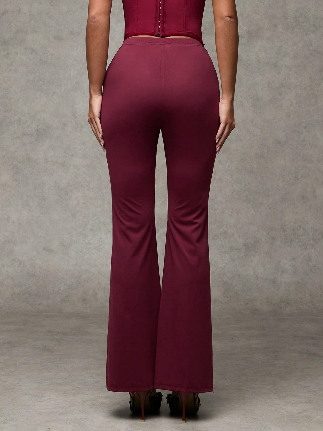 Pantaloni SHEIN, vișiniu