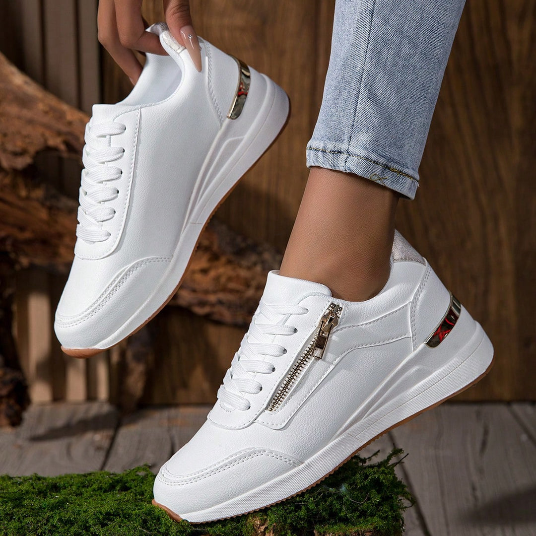 Pantofi sport SHEIN, albi