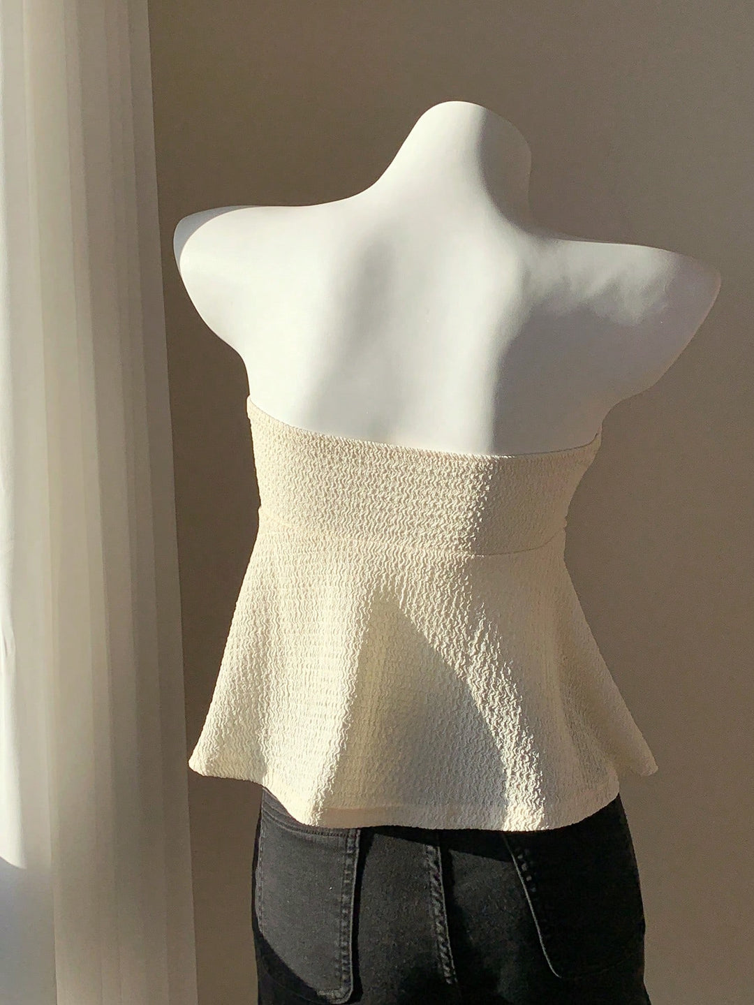 Top SHEIN, crem