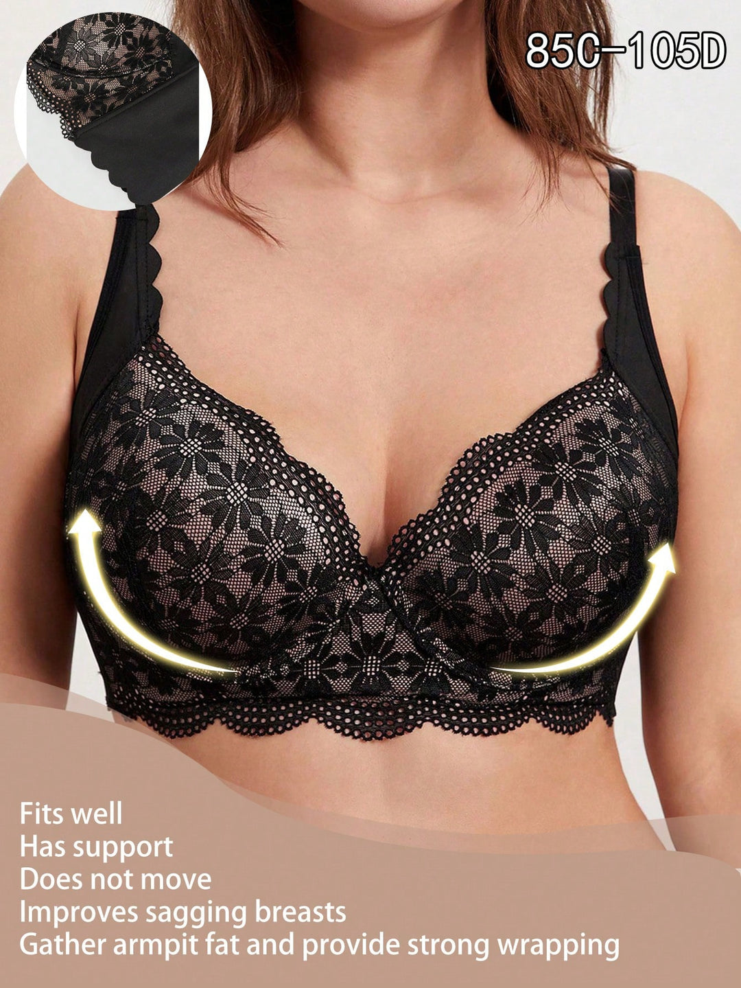 Sutien SHEIN, negru