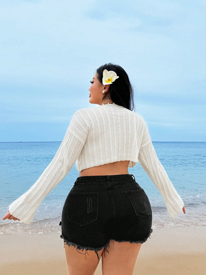 Cardigan SHEIN, alb