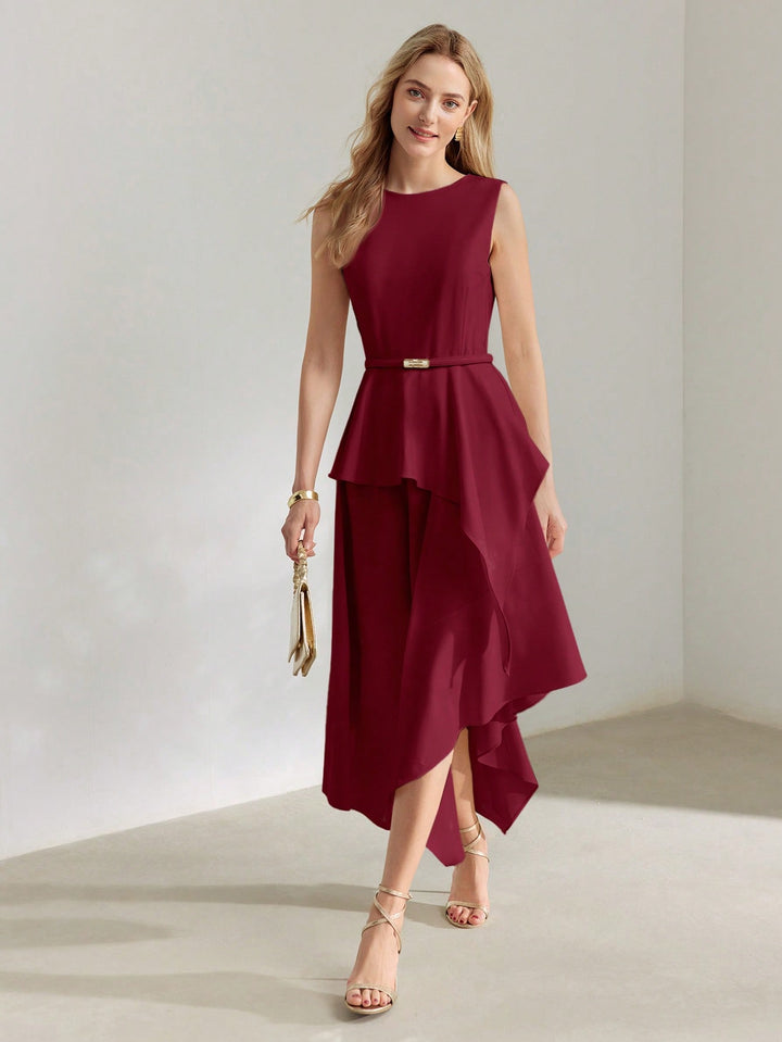 Rochie midi SHEIN, roșu