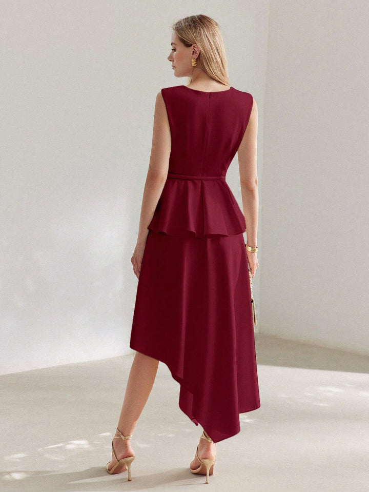 Rochie midi SHEIN, roșu