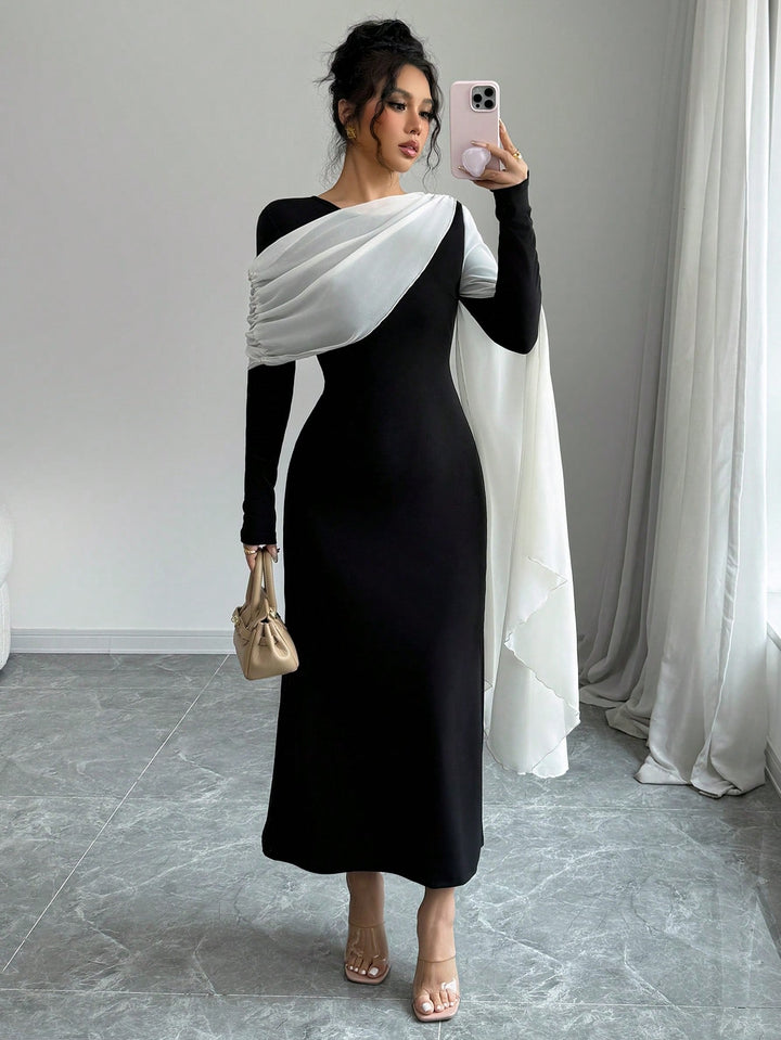 Rochie midi SHEIN, negru