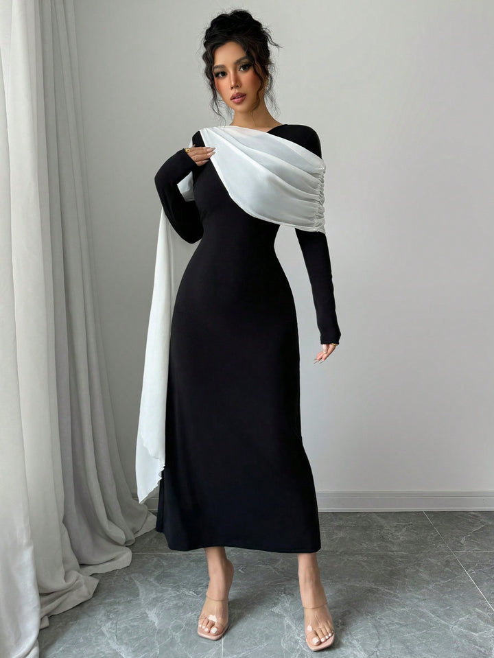 Rochie midi SHEIN, negru