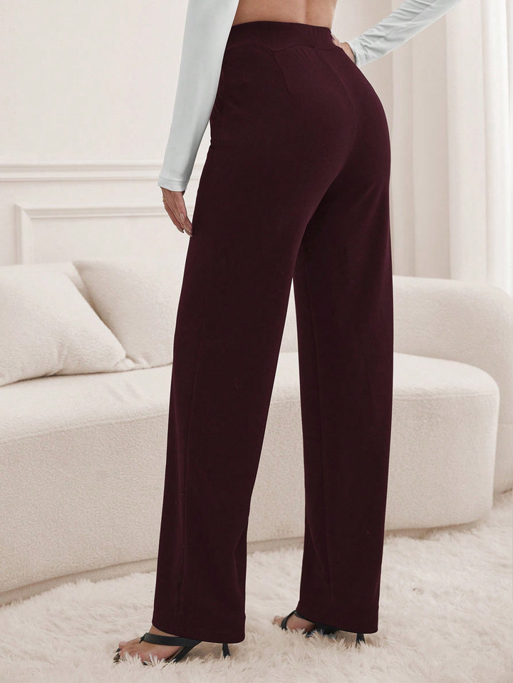 Pantaloni SHEIN, roșu