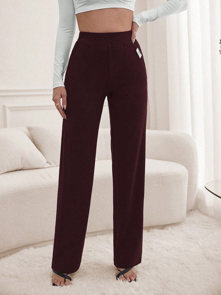 Pantaloni SHEIN, roșu