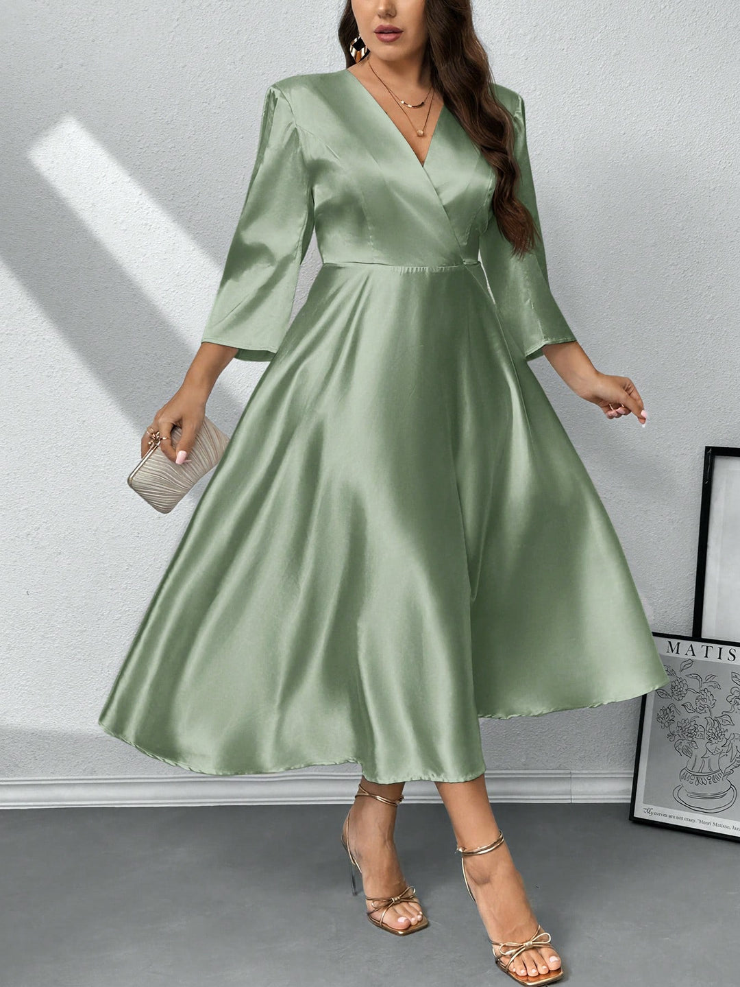Rochie SHEIN, verde