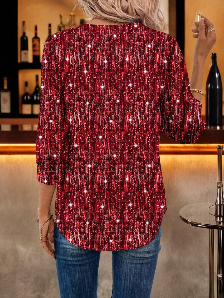 Cămașă SHEIN, roșu