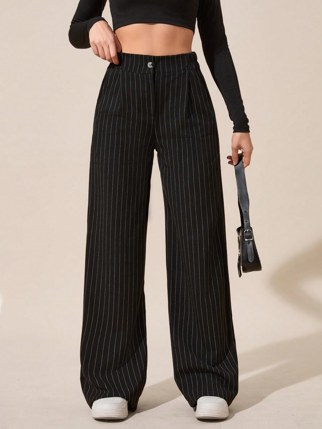 Pantaloni SHEIN, negru