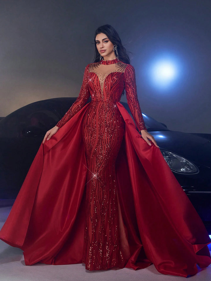 Rochie de ocazie SHEIN, roșu